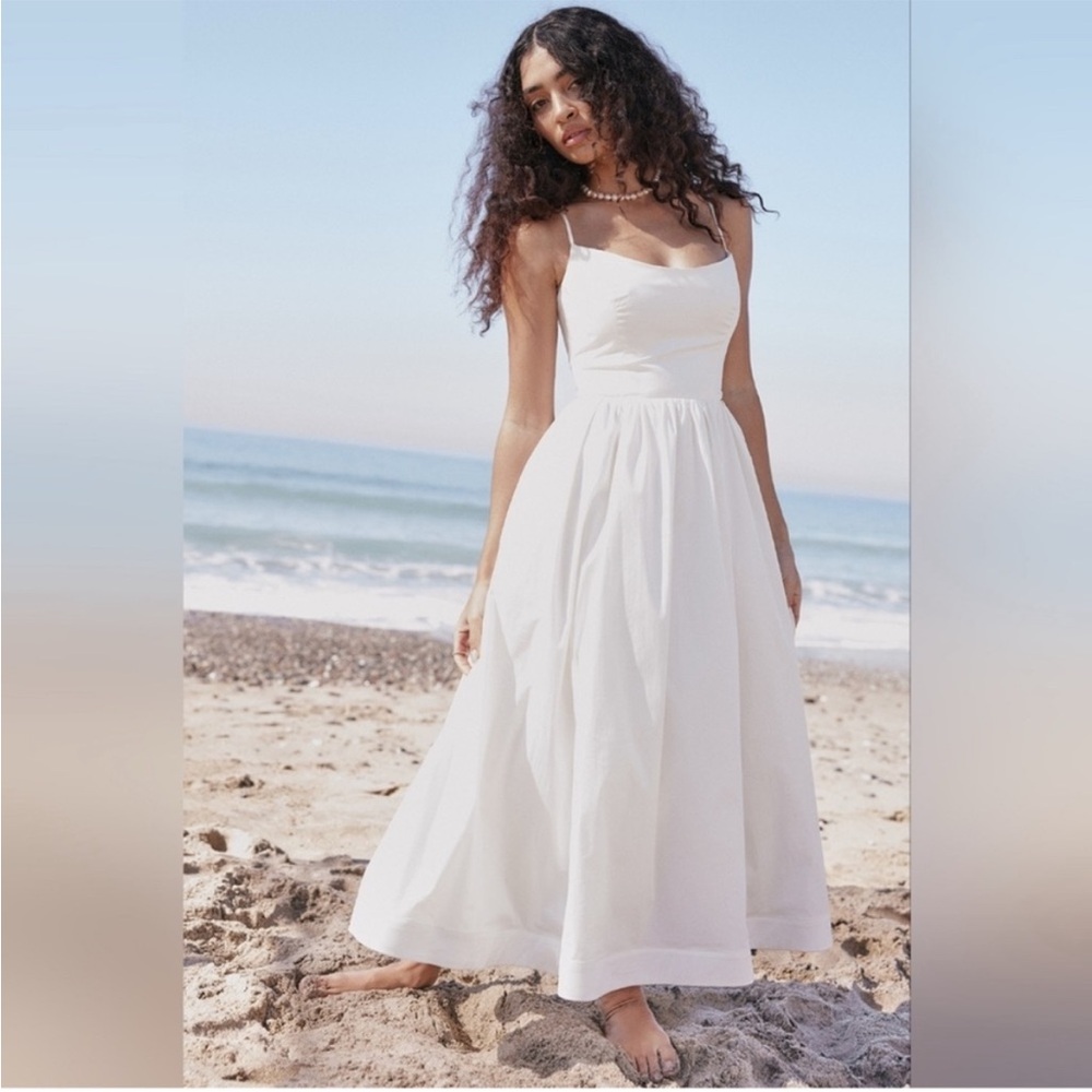 House of CB LOLITA DRESS Elegant White Maxi Dress